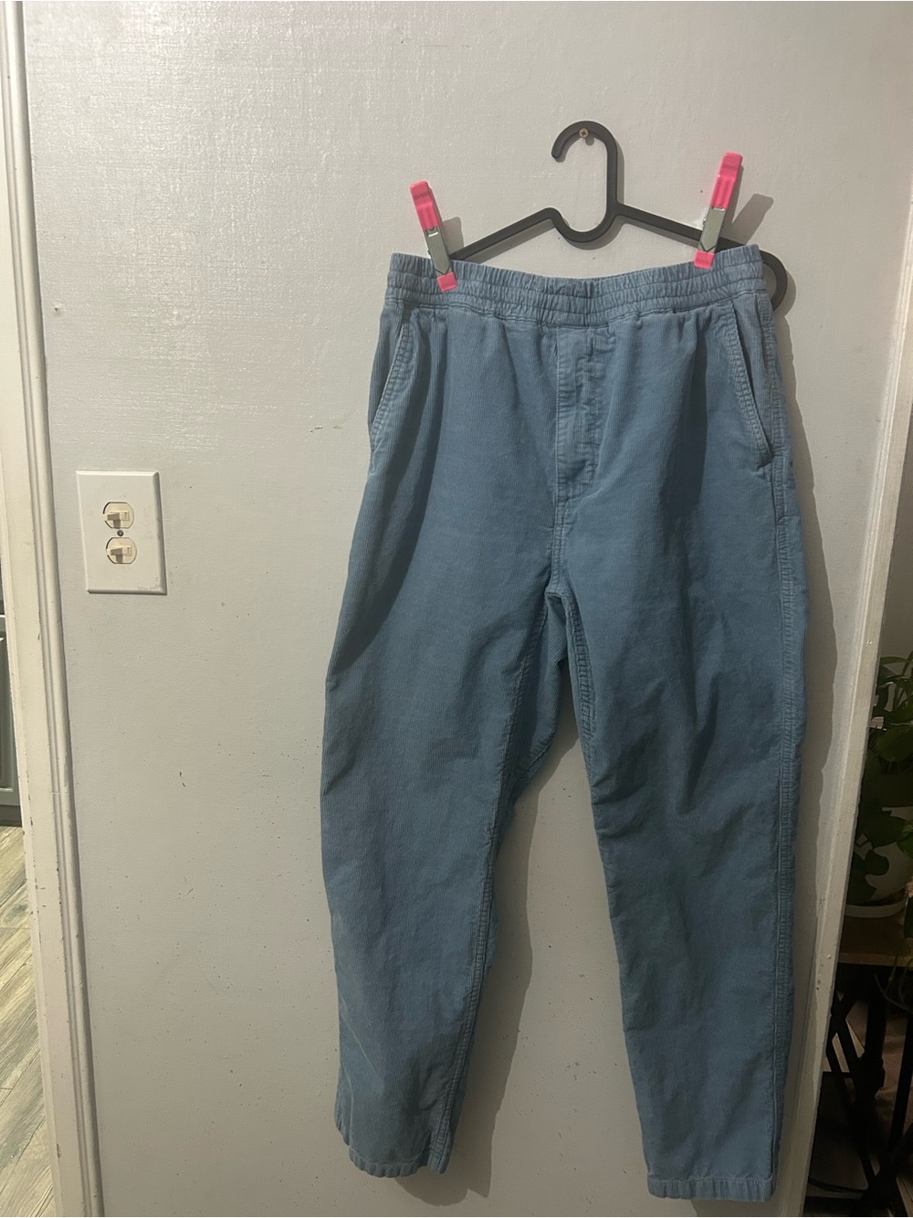 Carhartt Men's Light Blue Elastic Waist Joggers